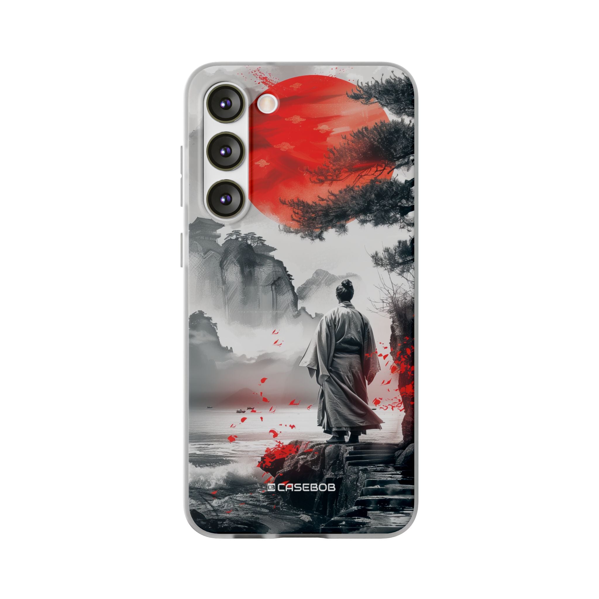 Serene Samurai Sunrise | Flexible Phone Case for Samsung Galaxy