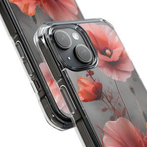 Coral Elegance - Phone Case for iPhone (Clear Impact - Magnetic)