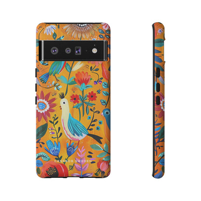 Whimsical Vintage Nature Harmony Google Pixel 6 - Tough Phone Case