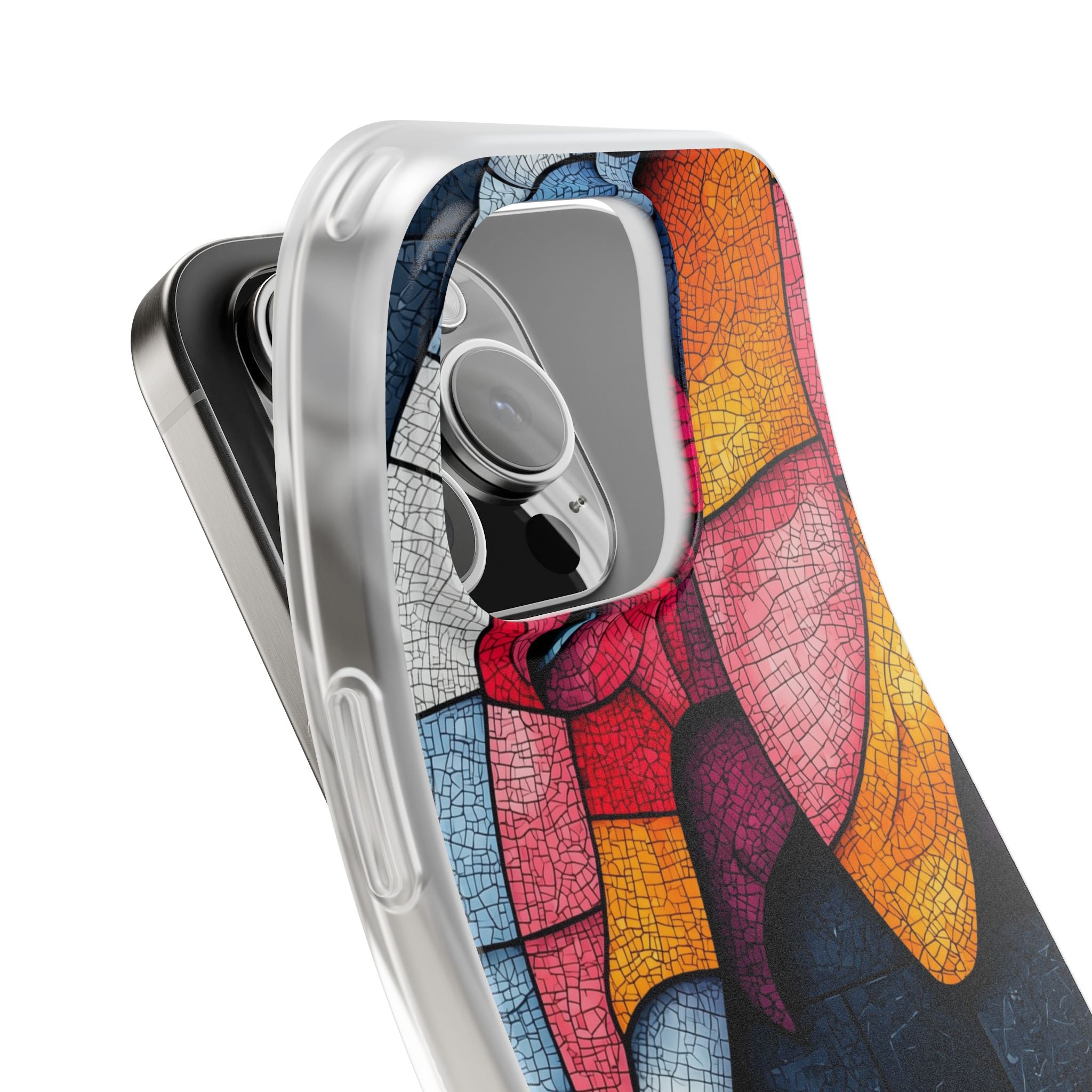 Elephant Mosaic iPhone 16 Pro Case - Soft