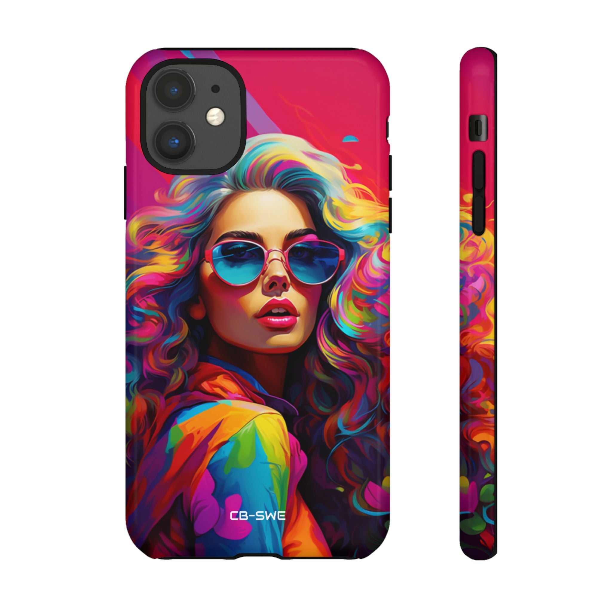 Surreal Color Fusion - iPhone Case