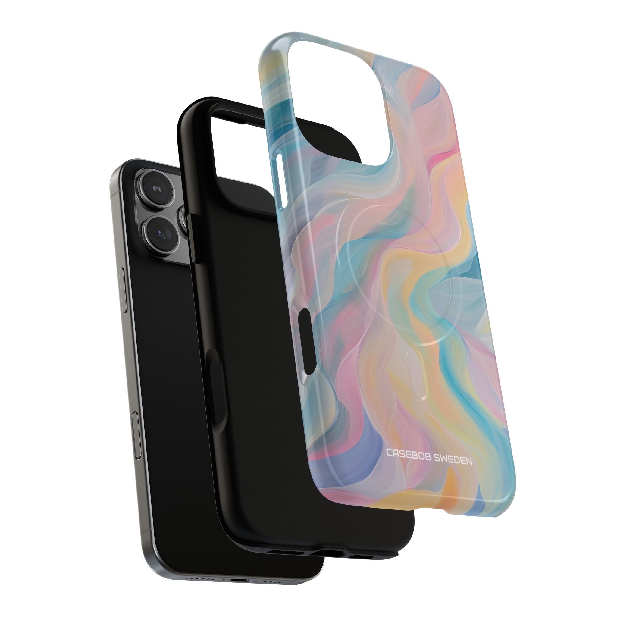 Dreamy Pastel Swirls - Tough + MagSafe® iPhone 16 Phone Case