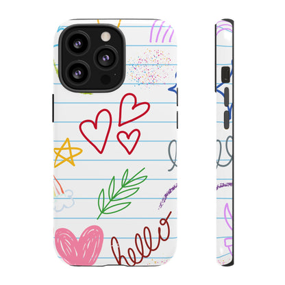 Hearts Dance Happily - iPhone Case