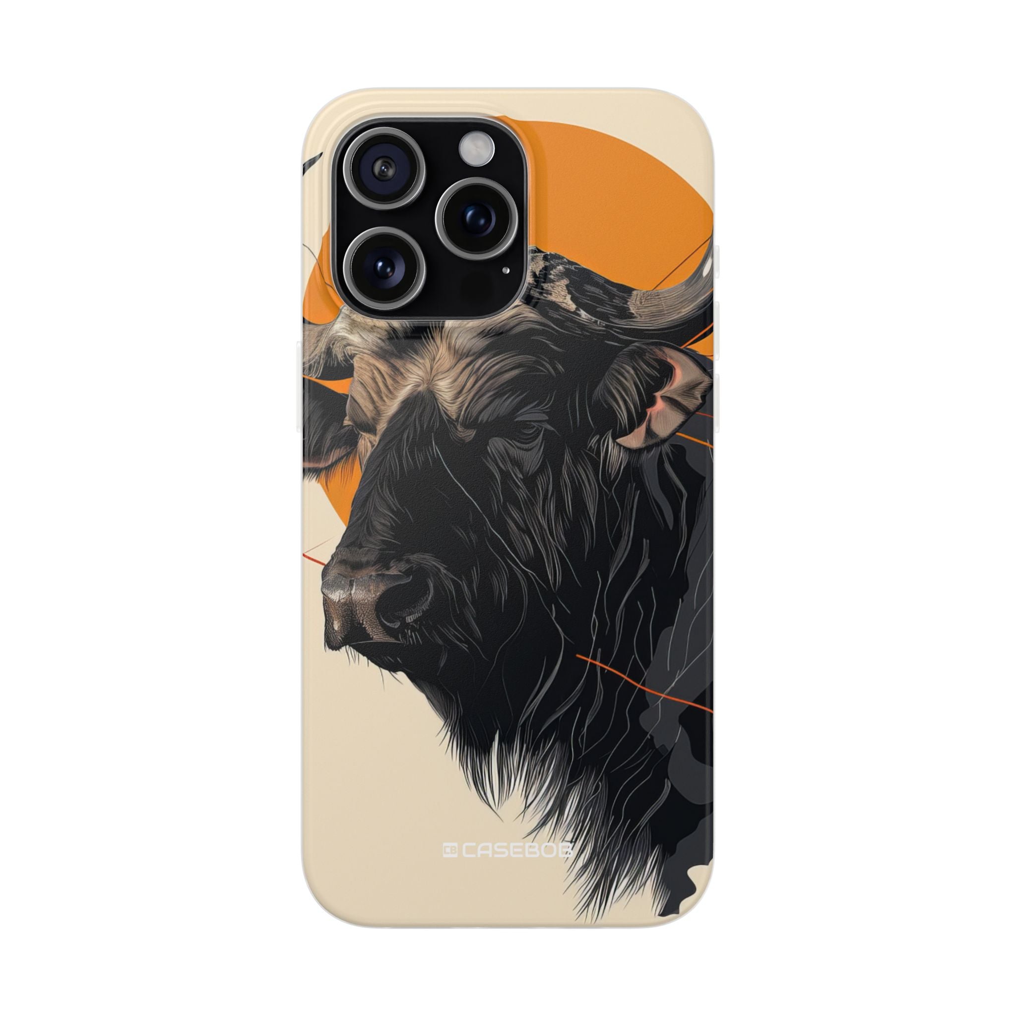 Majestic Buffalo Sun | Flexible Phone Case for iPhone