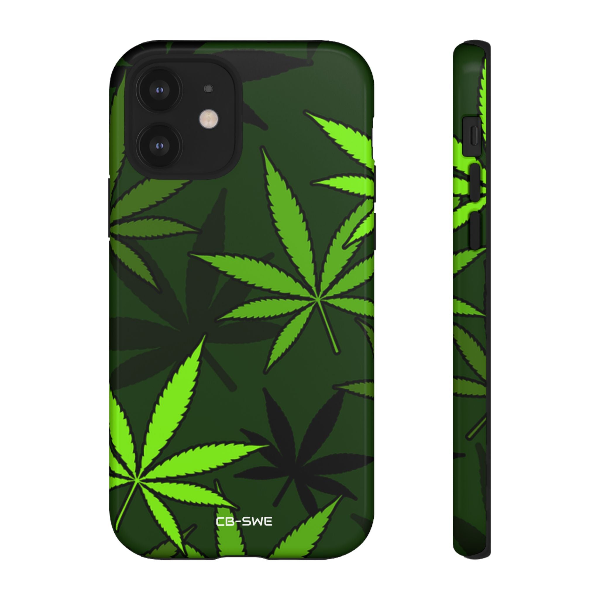 Green Leaf Symmetry - iPhone Case
