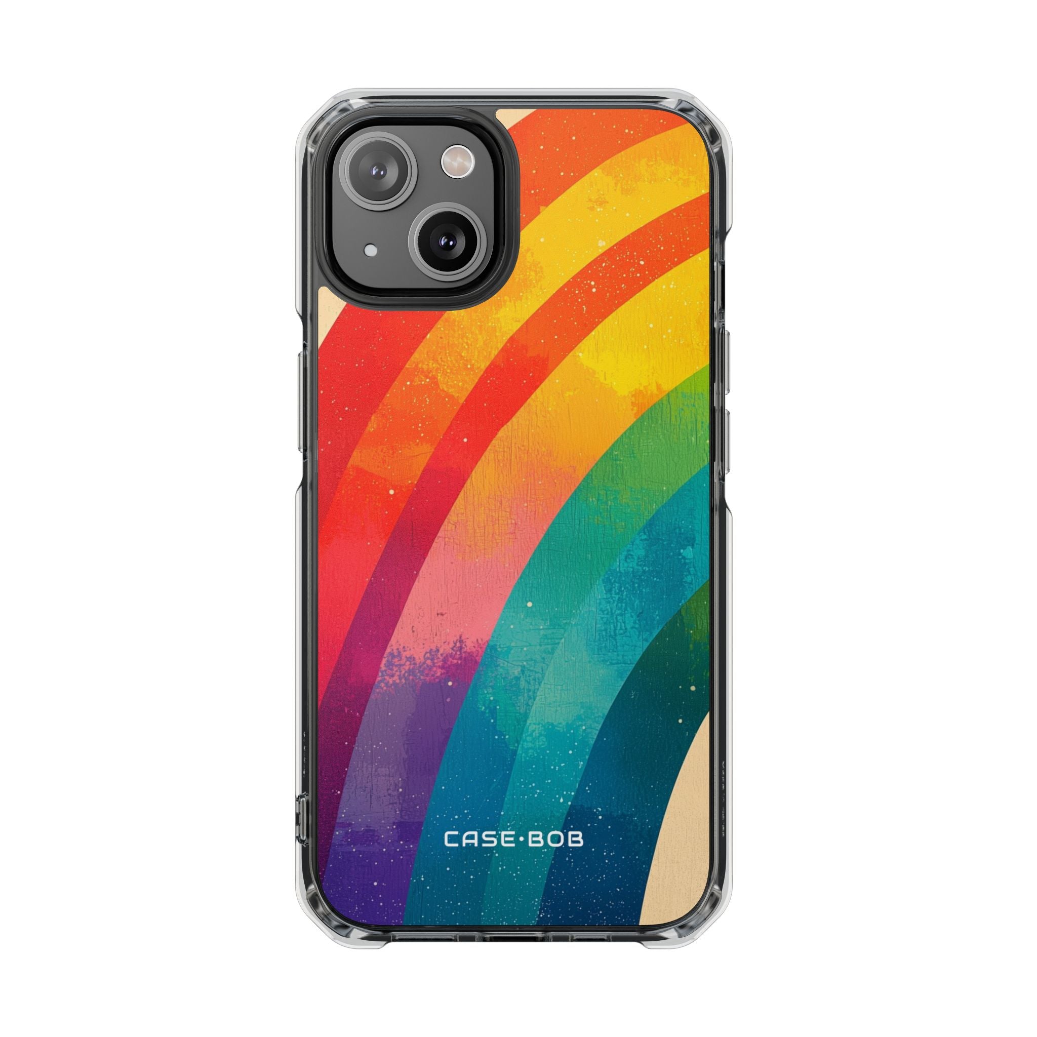 Textured Rainbow Arc iPhone 14 Case - Impact