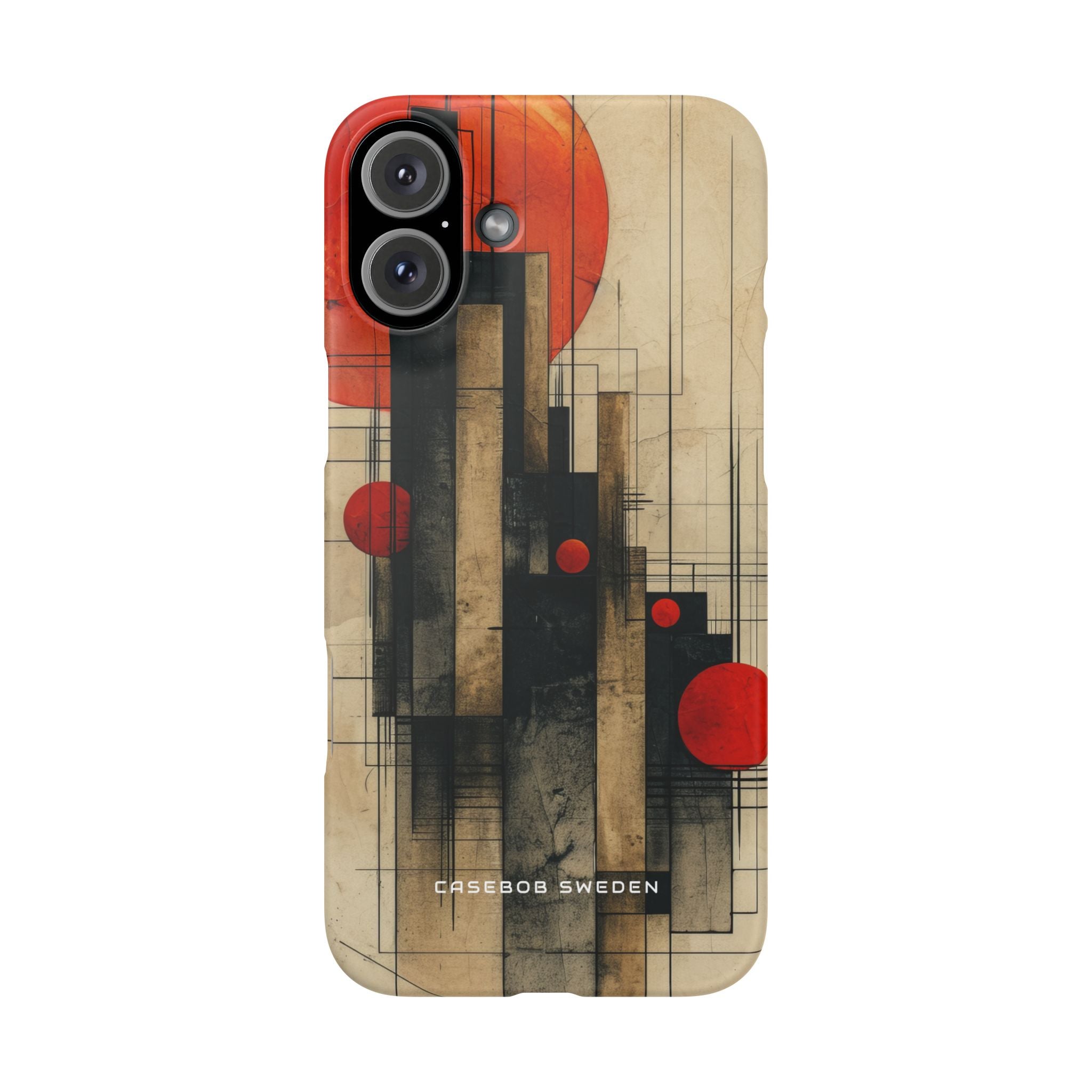 Vintage Geometric Harmony iPhone 16 - Slim Phone Case