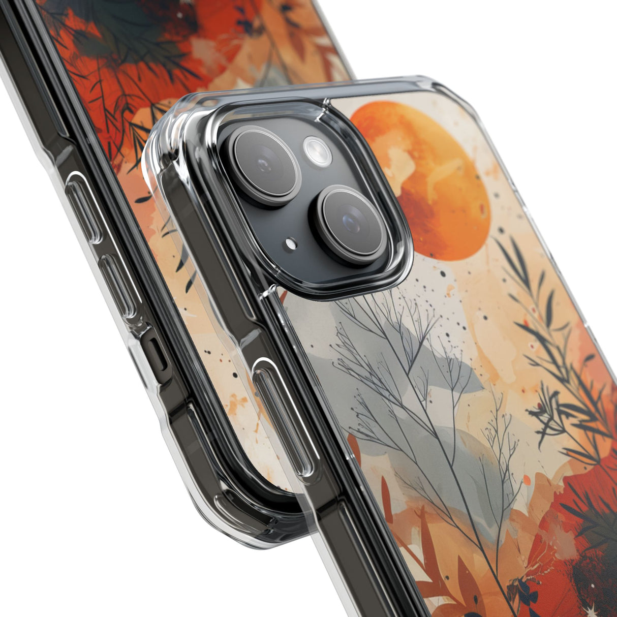 Celestial Botanica – Handyhülle für iPhone (Clear Impact – Magnetisch)