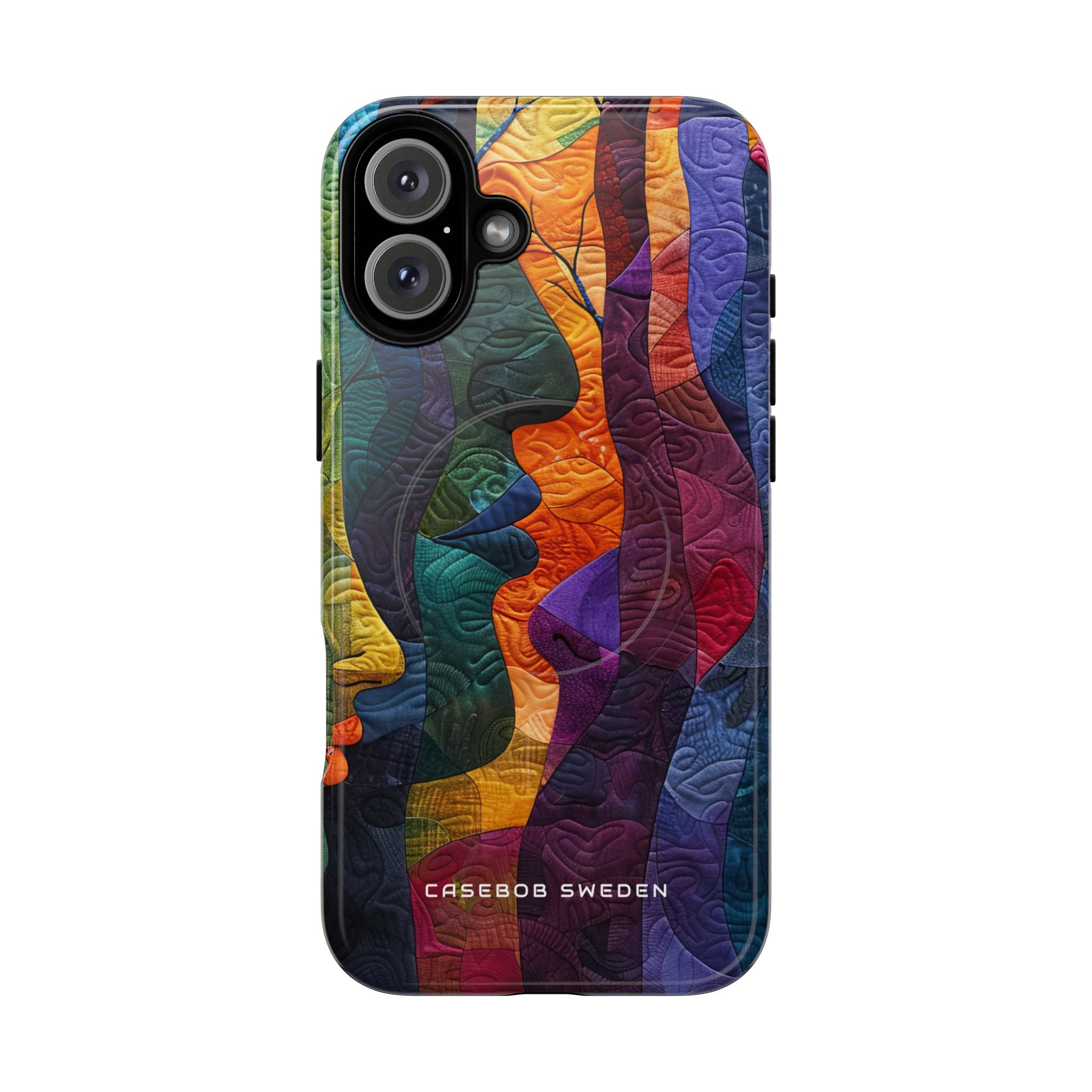 Harmonized Faces and Nature Fusion iPhone 16 | Tough+ Phone Case