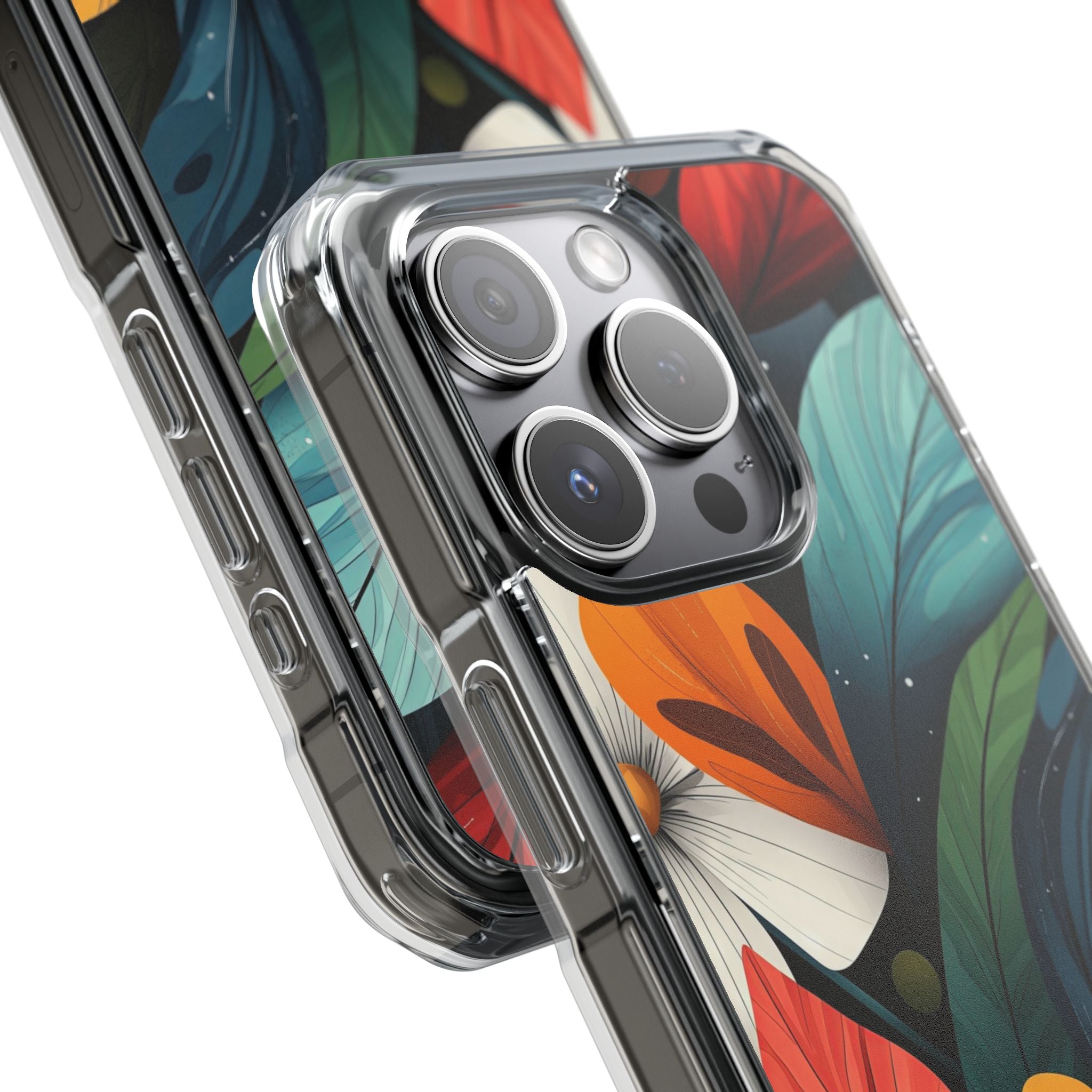 Vibrant Floral Symphony iPhone Case - Impact