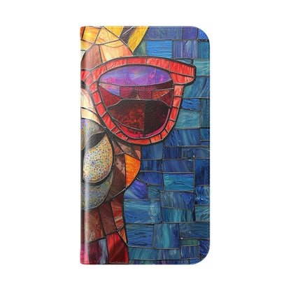 Sunglass Llama Mosaic - iPhone 16 Pro Case - Wallet
