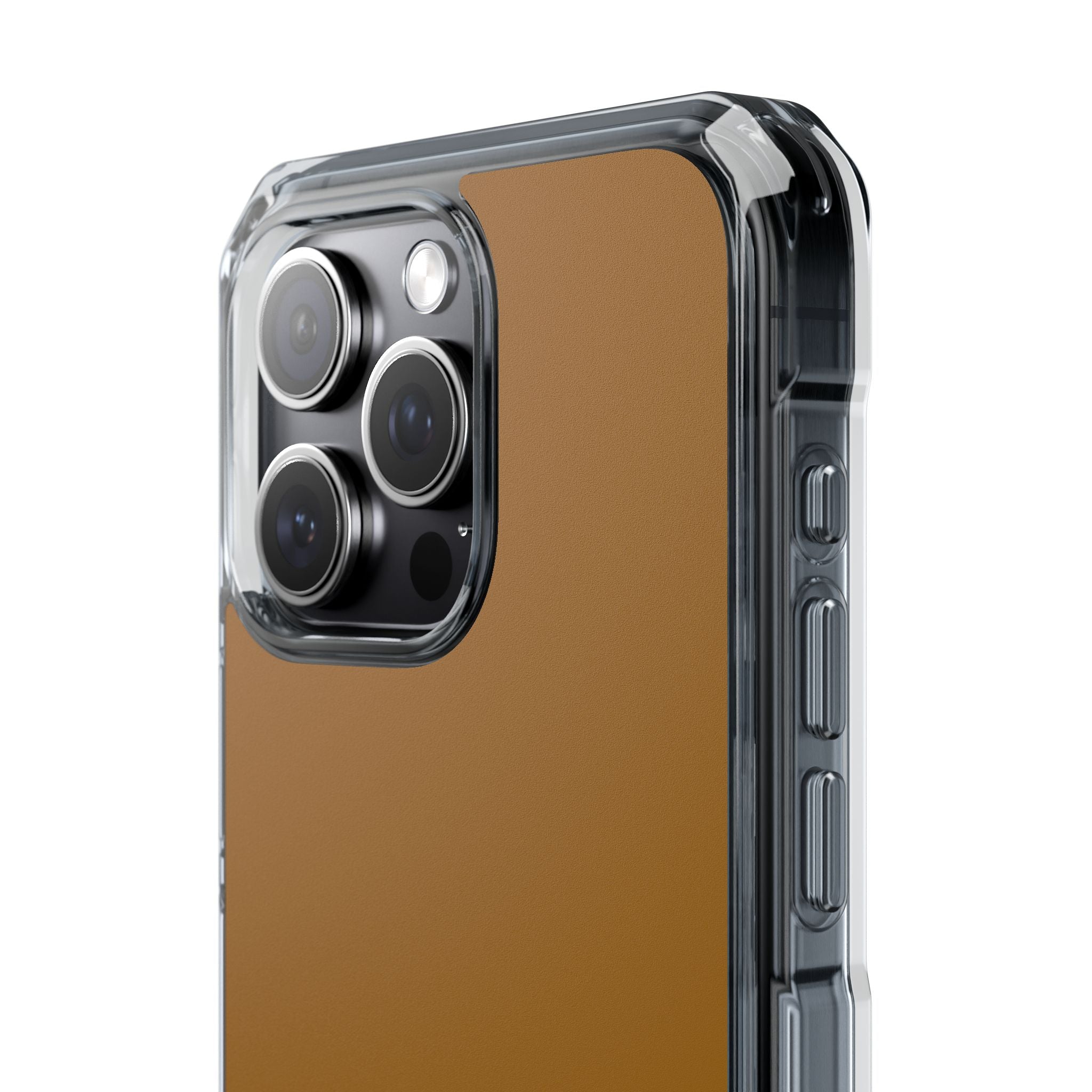 Golden Brown - Clear Impact Case for iPhone