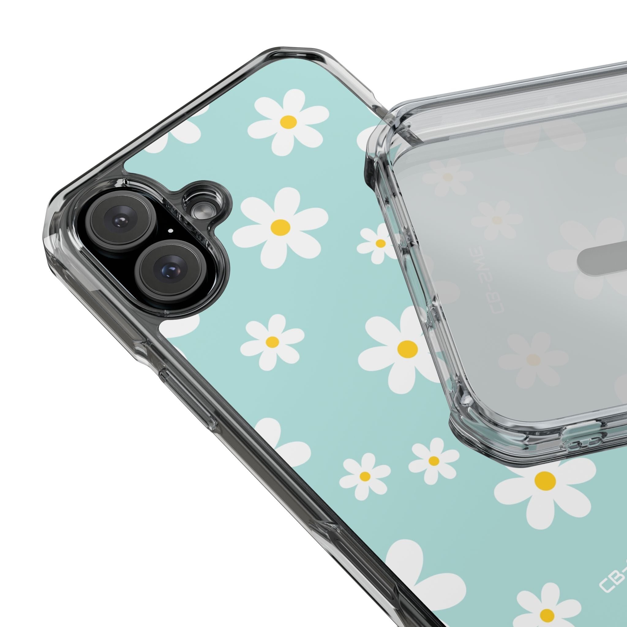 Daisies On Blue iPhone Case - Impact