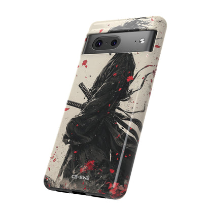 Falling Samurai Petals - Google Pixel Case