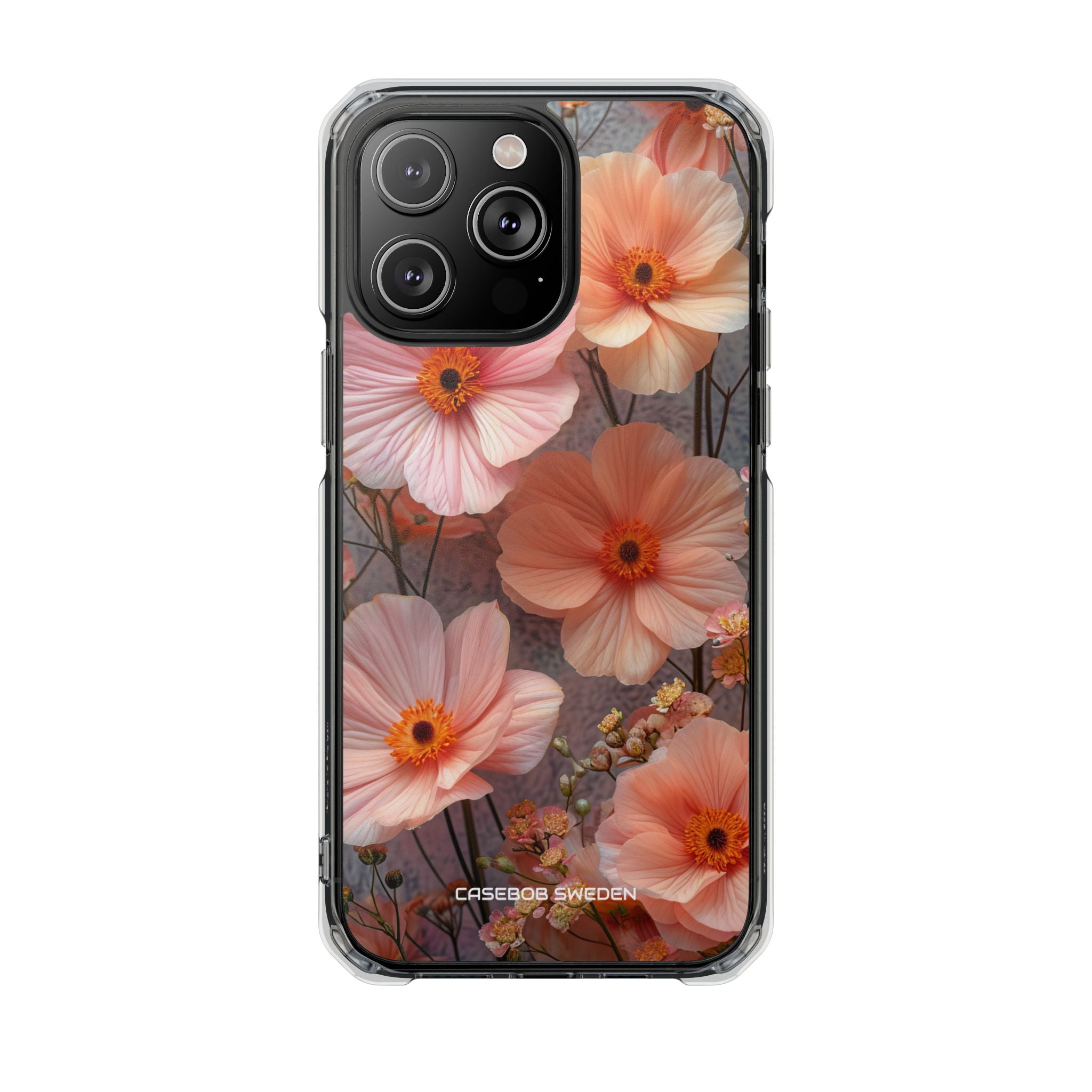 Serene Botanical Blooms - Clear Impact iPhone 14 Phone Case