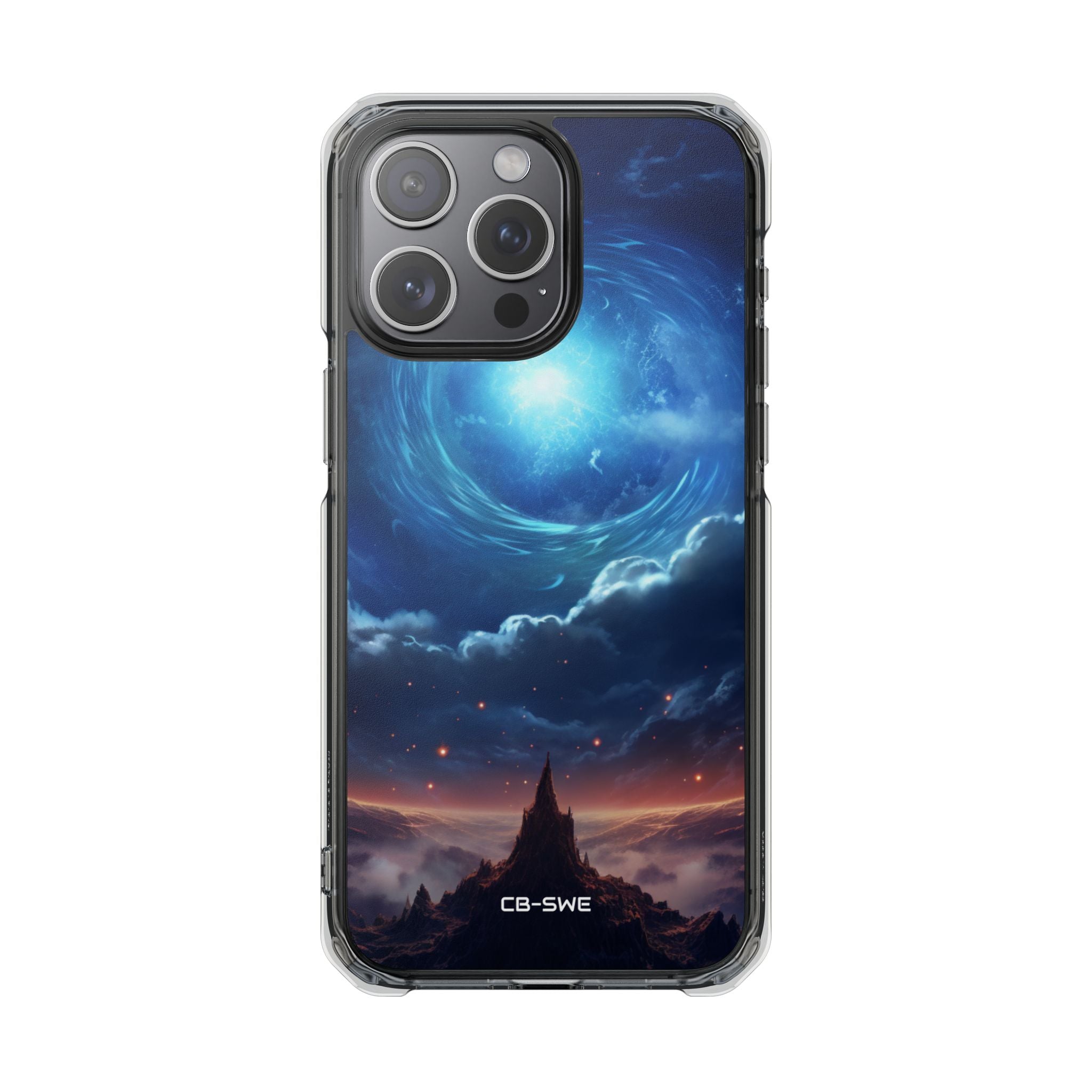 Celestial Vortex Journey iPhone Case - Impact