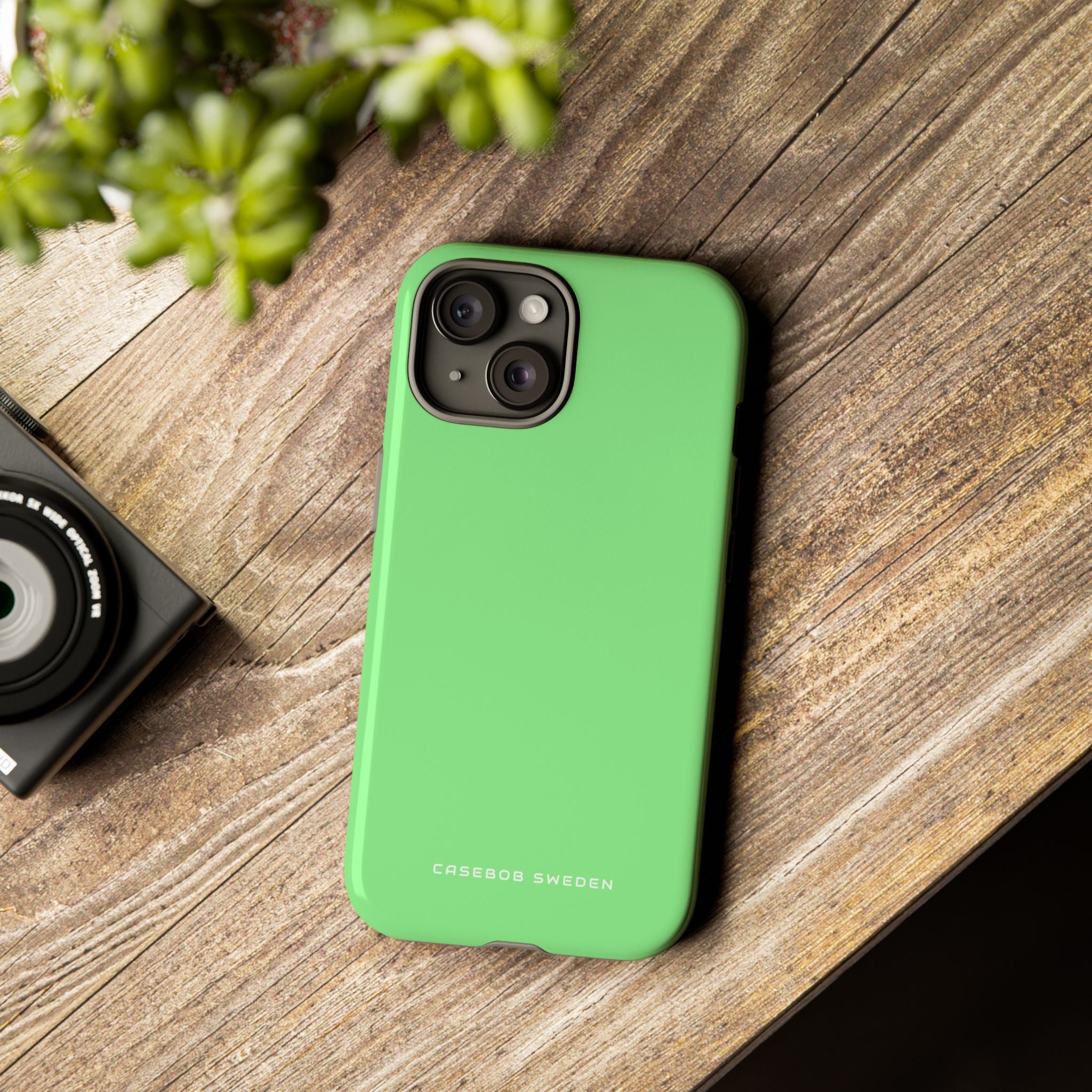 Light Green iPhone 15 - Tough Phone Case