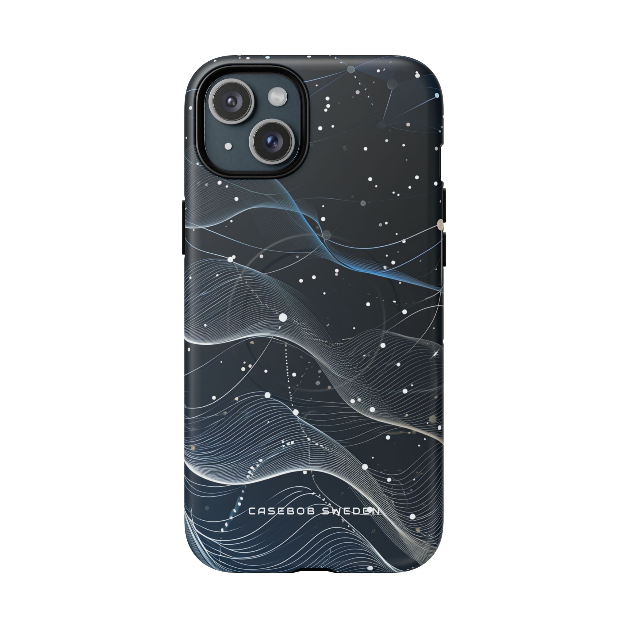 Gradient Neural Waves iPhone 15 | Tough+ Phone Case