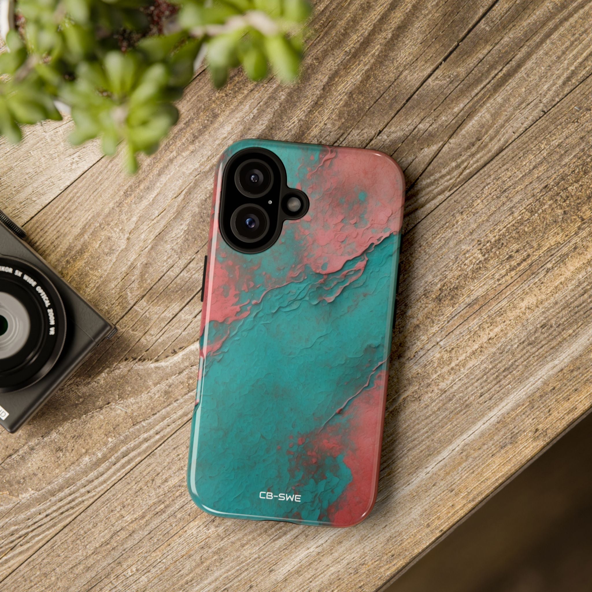 Turbulent Coral Flow - iPhone Case