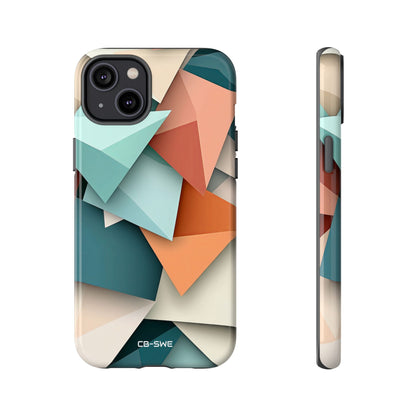 Geometric Color Harmony - iPhone Case