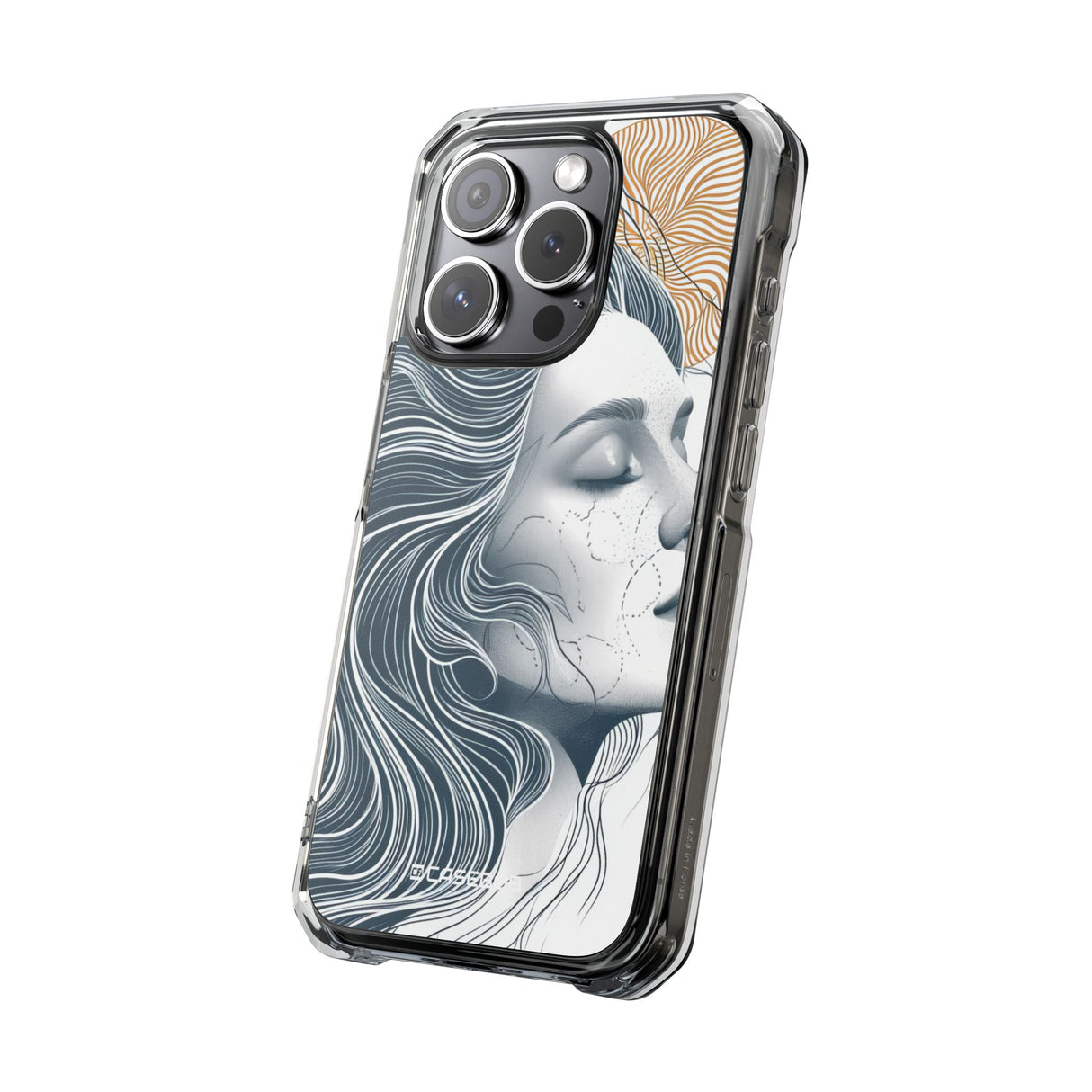 Serene Abstraction - Phone Case for iPhone (Clear Impact - Magnetic)