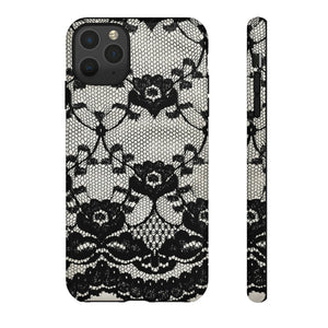 Lilrunge Gothic Flower - Protective Phone Case