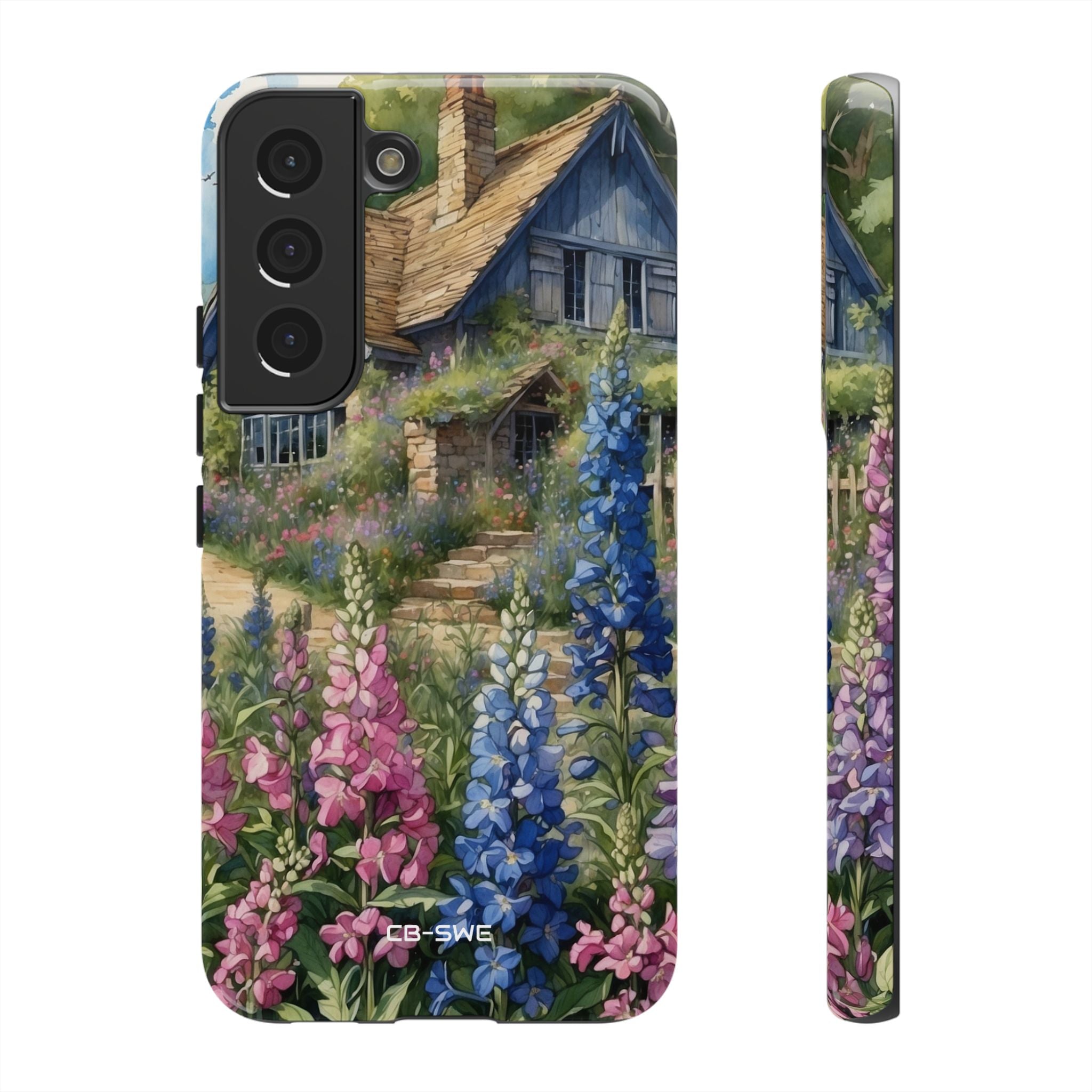 Cottage Surrounded Blossoms - Samsung Case