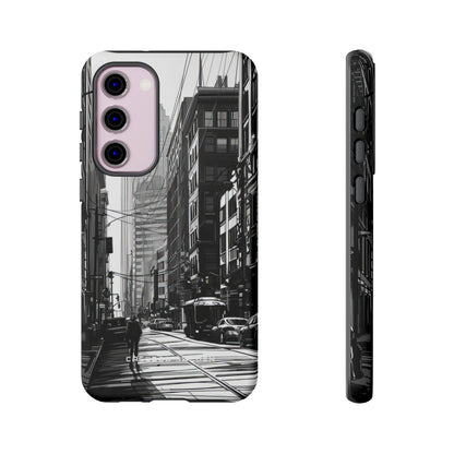 Urban Cityscape Line Perspective Samsung S23 - Tough Phone Case