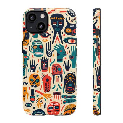 Vivid Faces iPhone 13 Case - Tough