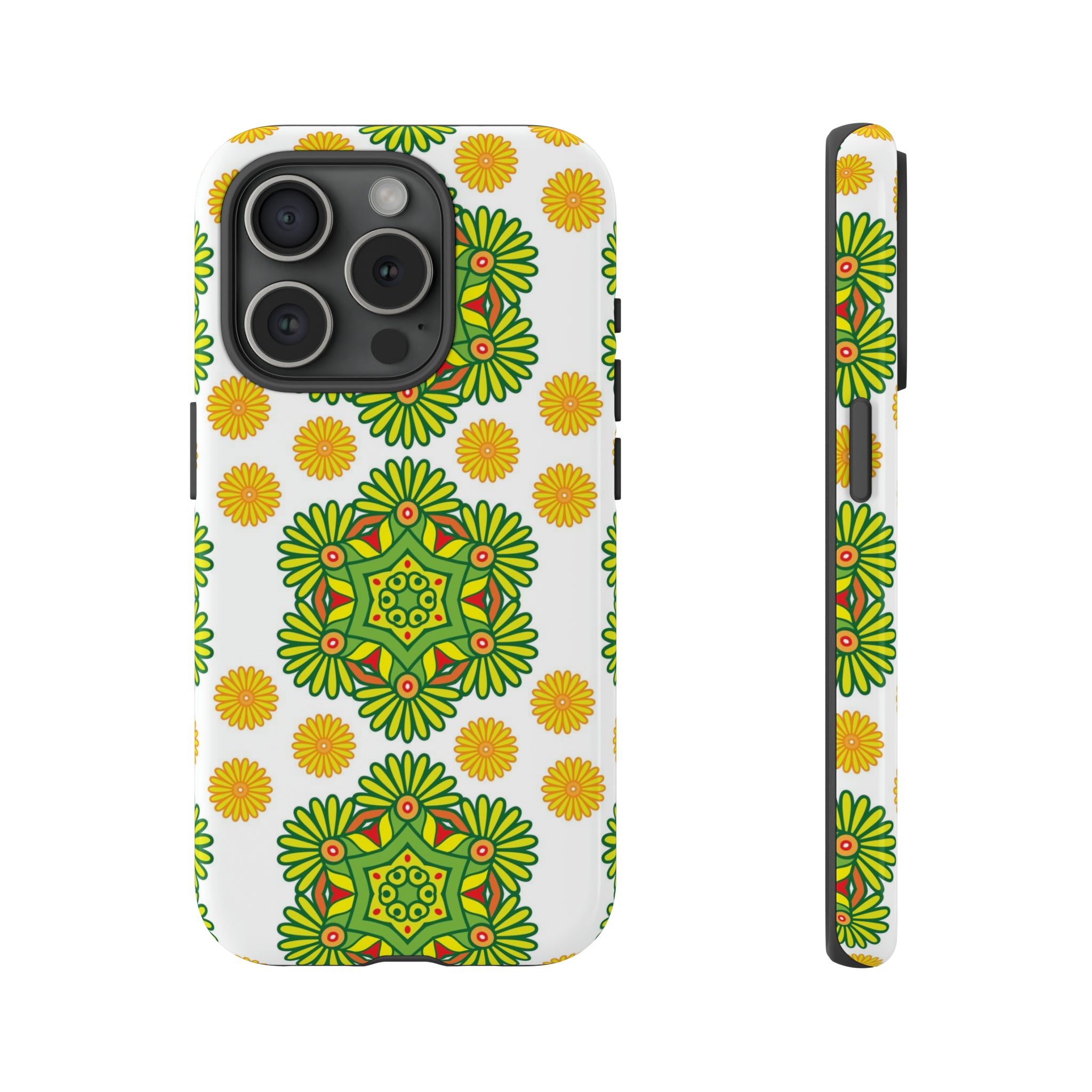 Lime Mandela - Protective Phone Case