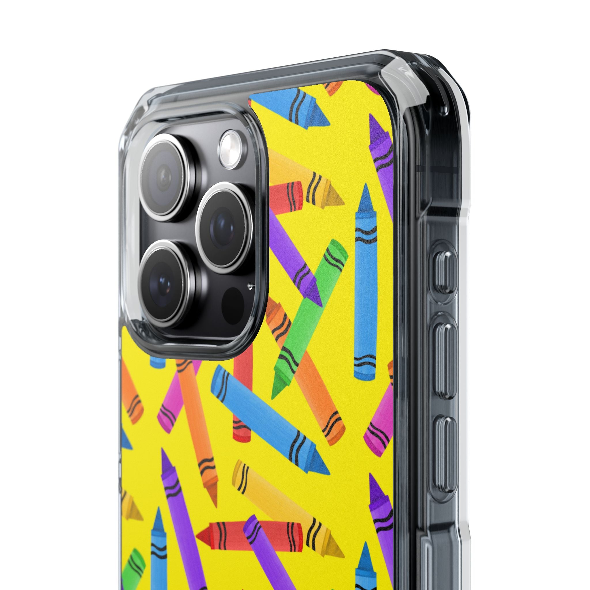 Crayons Scatter Playfully iPhone Case - Impact