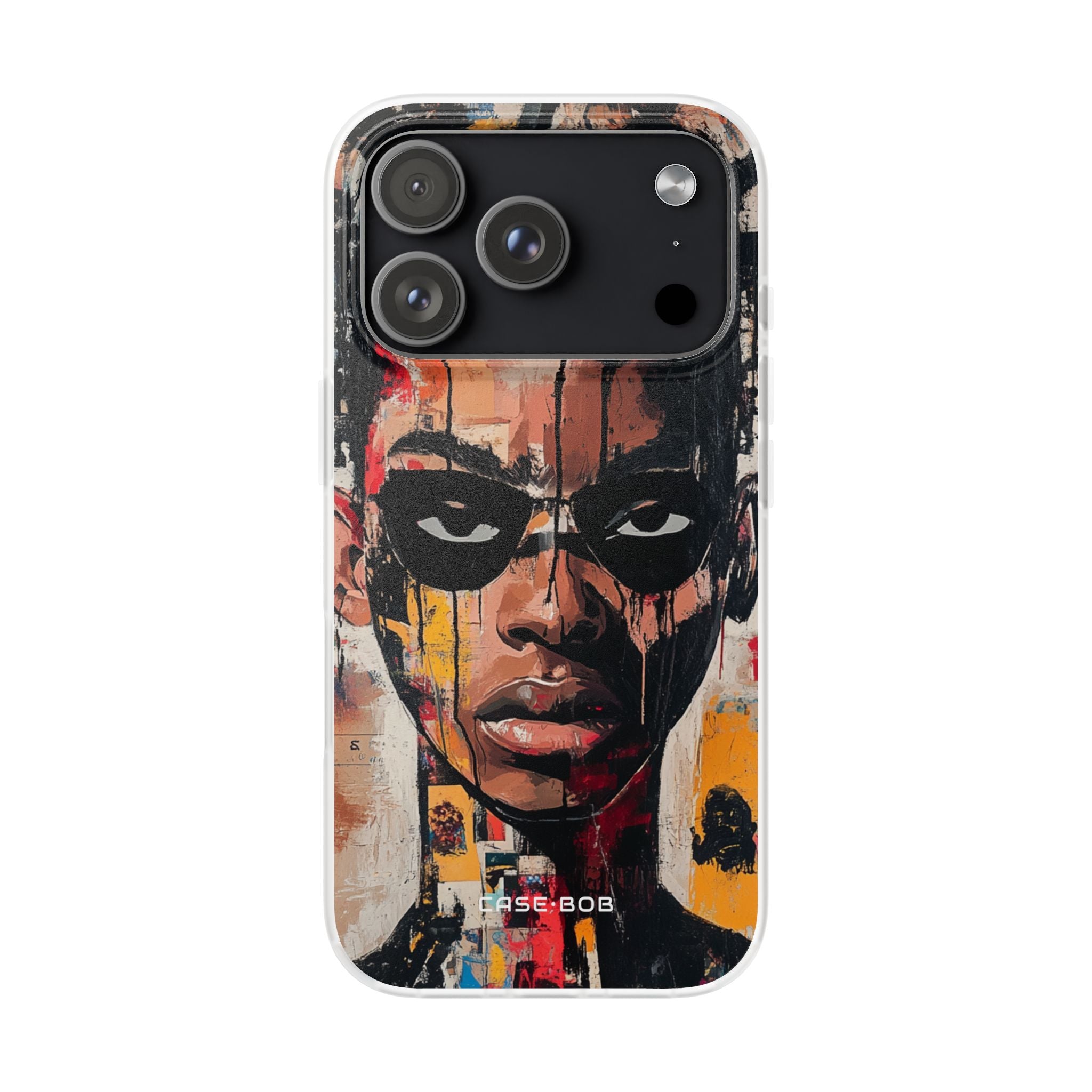 Masked Portrait Drips iPhone 17 Pro Case - Soft