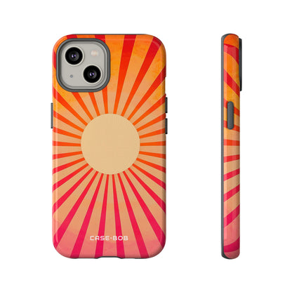 Sunburst Radiance iPhone 14 Case - Tough