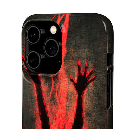 Gothic Crimson Ascension iPhone 14 - Slim Phone Case