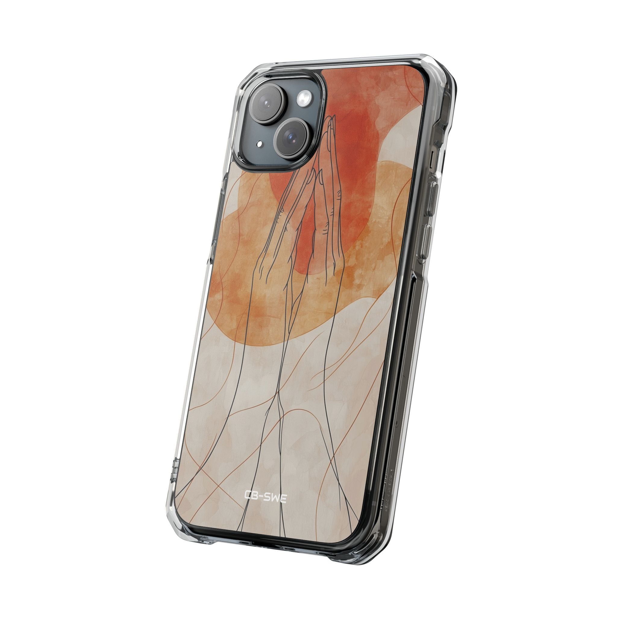 Hands Embrace Light iPhone Case - Impact