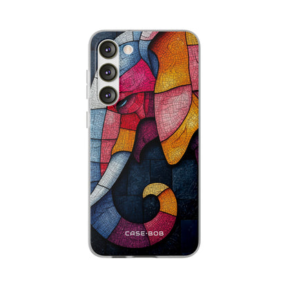 Elephant Mosaic Samsung S23 Plus Case - Soft