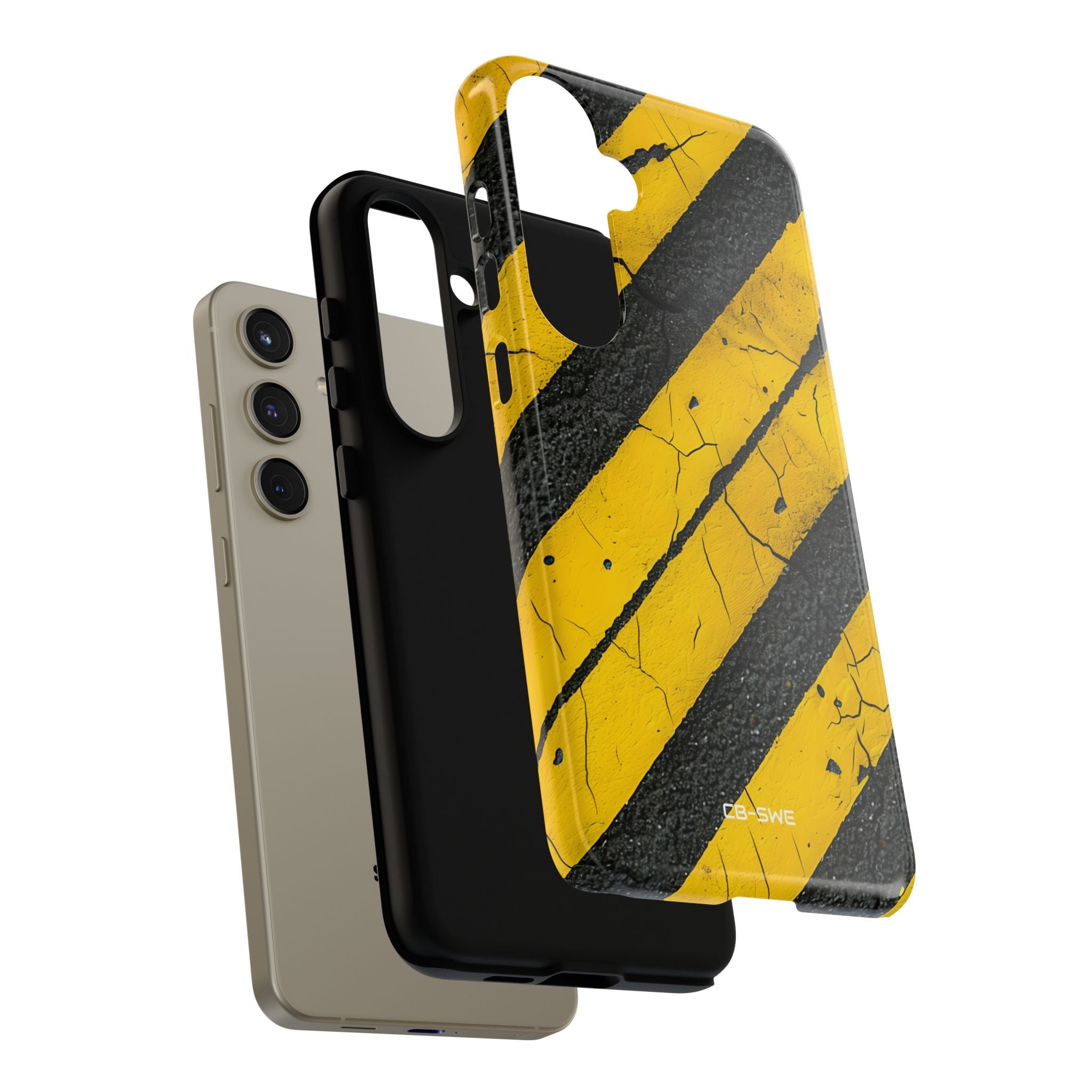 Cracked Hazard Lines - Samsung Case
