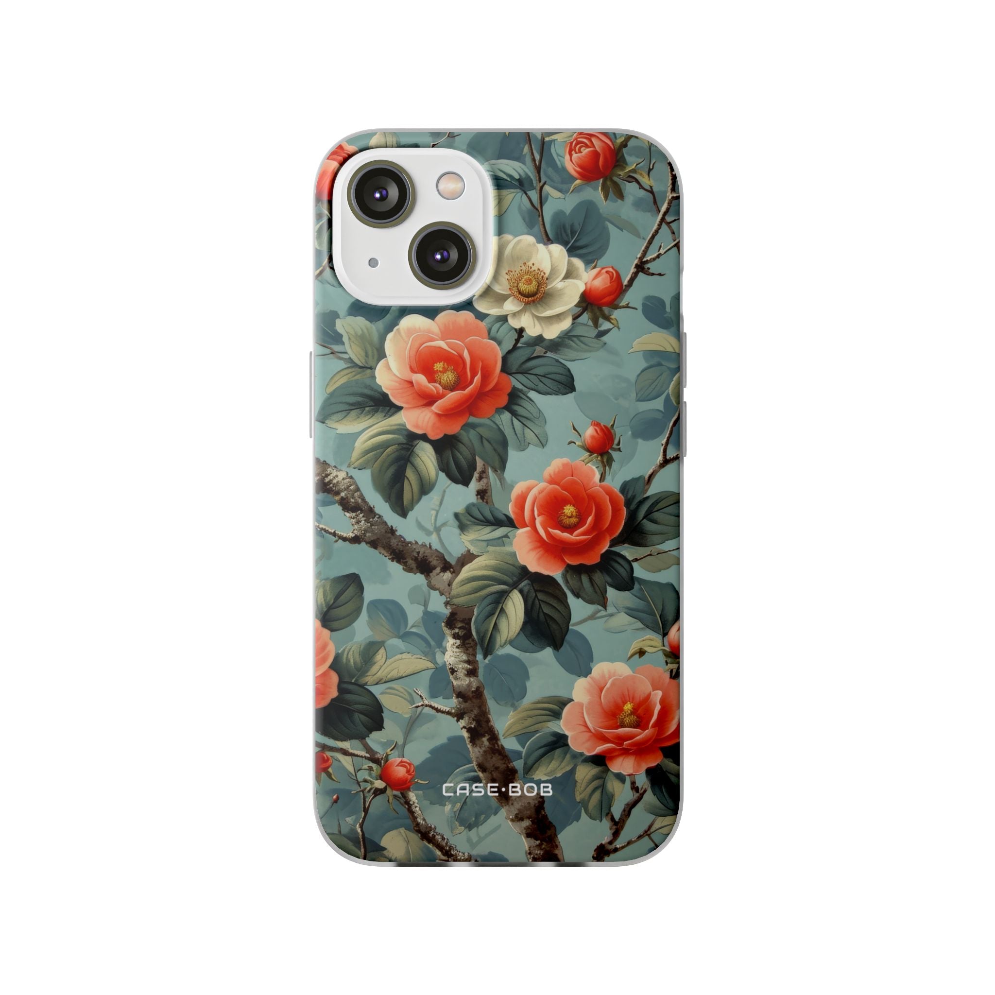 Coral Bloom iPhone 14 Case - Soft