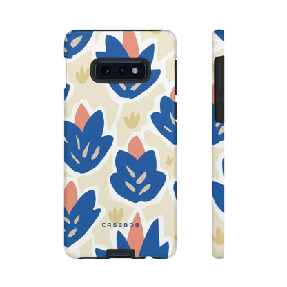 Blue Happy Flower - Protective Phone Case