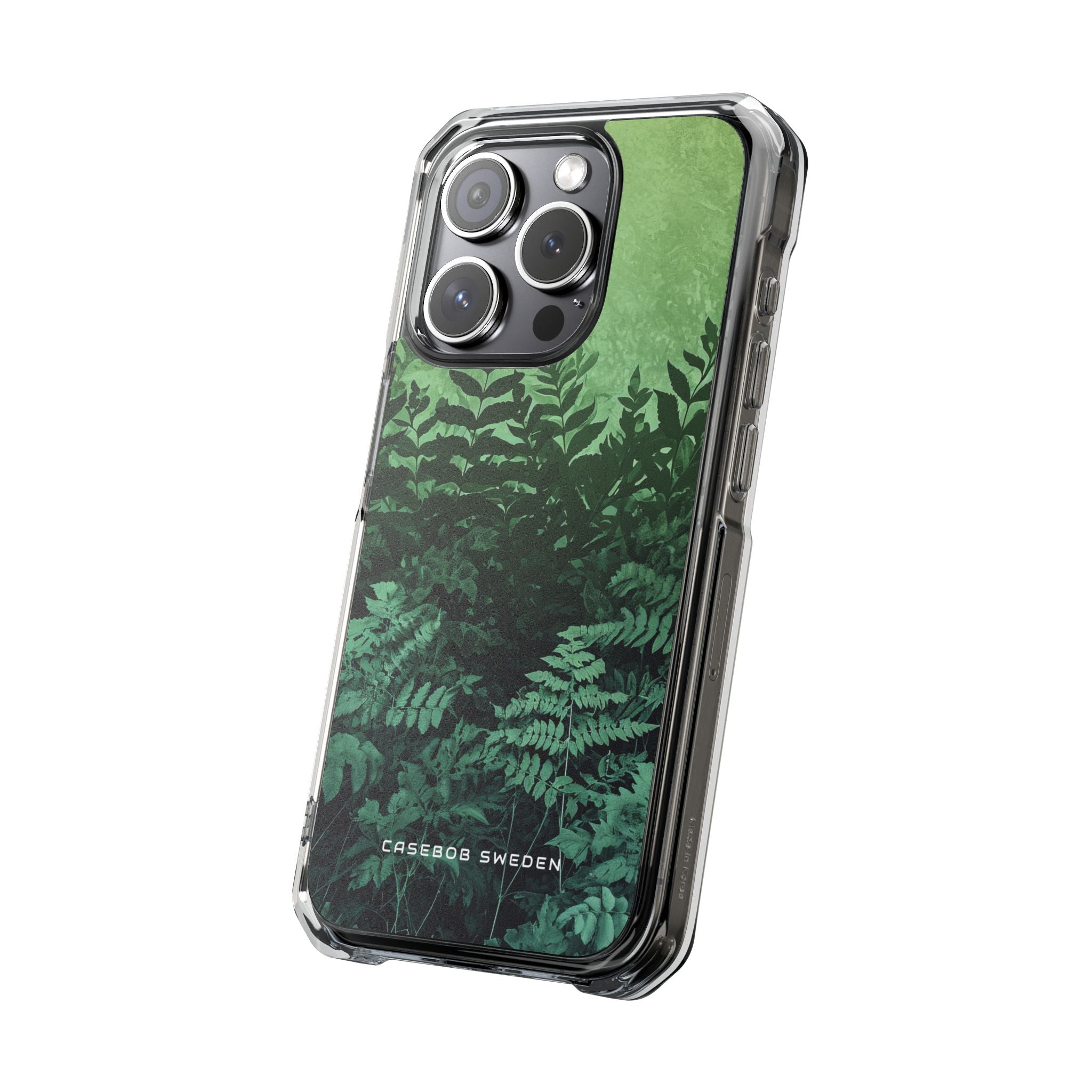 Gradient Fernscape Lush iPhone 15 - Clear Impact Phone Case