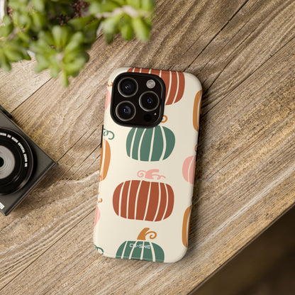 Whimsical Pumpkin Harmony - iPhone Case