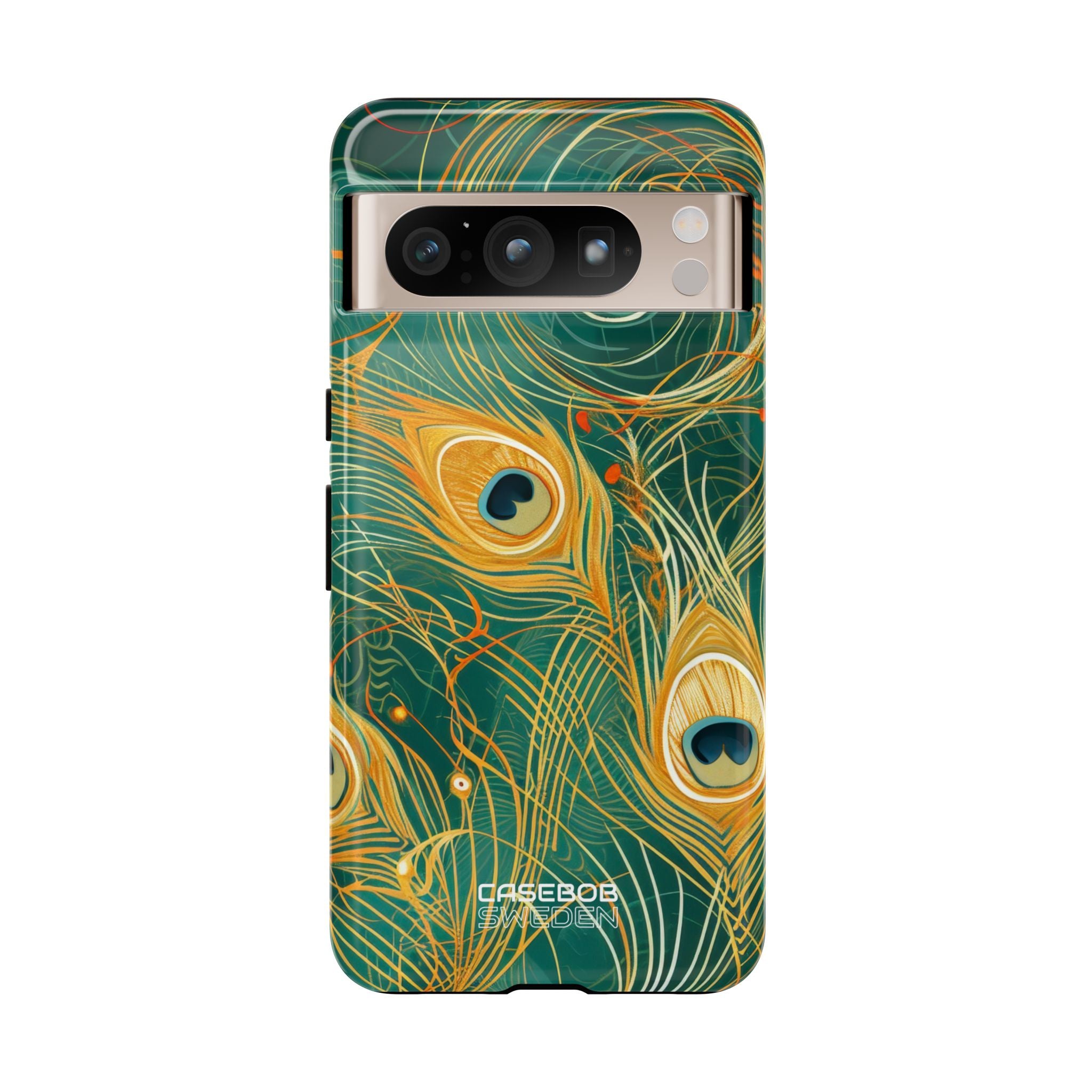 Vibrant Peacock Whirl Google Pixel 8 - Tough