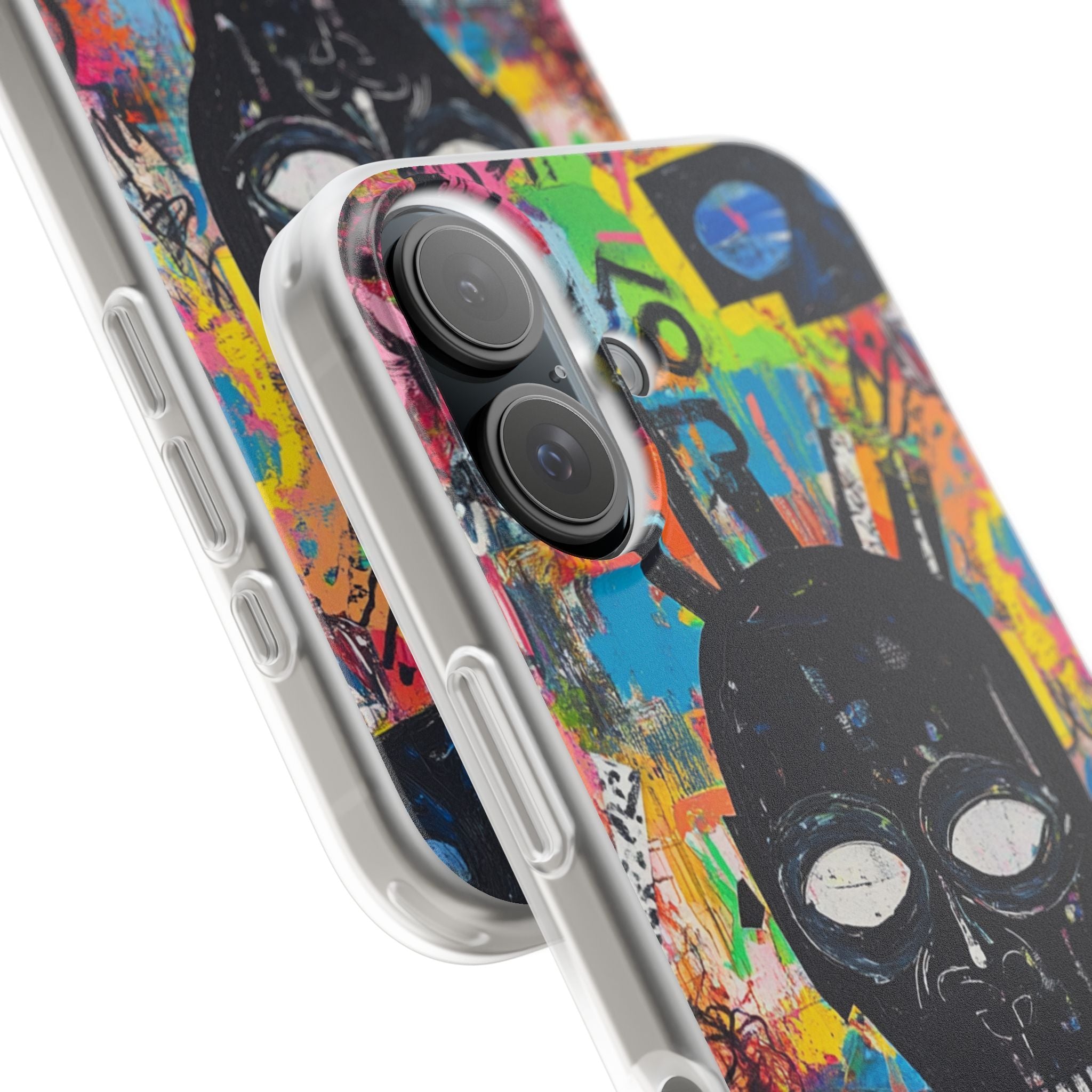Skull Vortex iPhone 16 Case - Soft