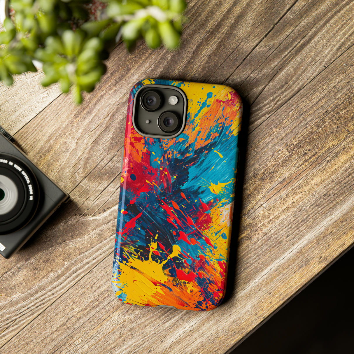 Artistic Brushstroke Bliss - Protective Phone Case