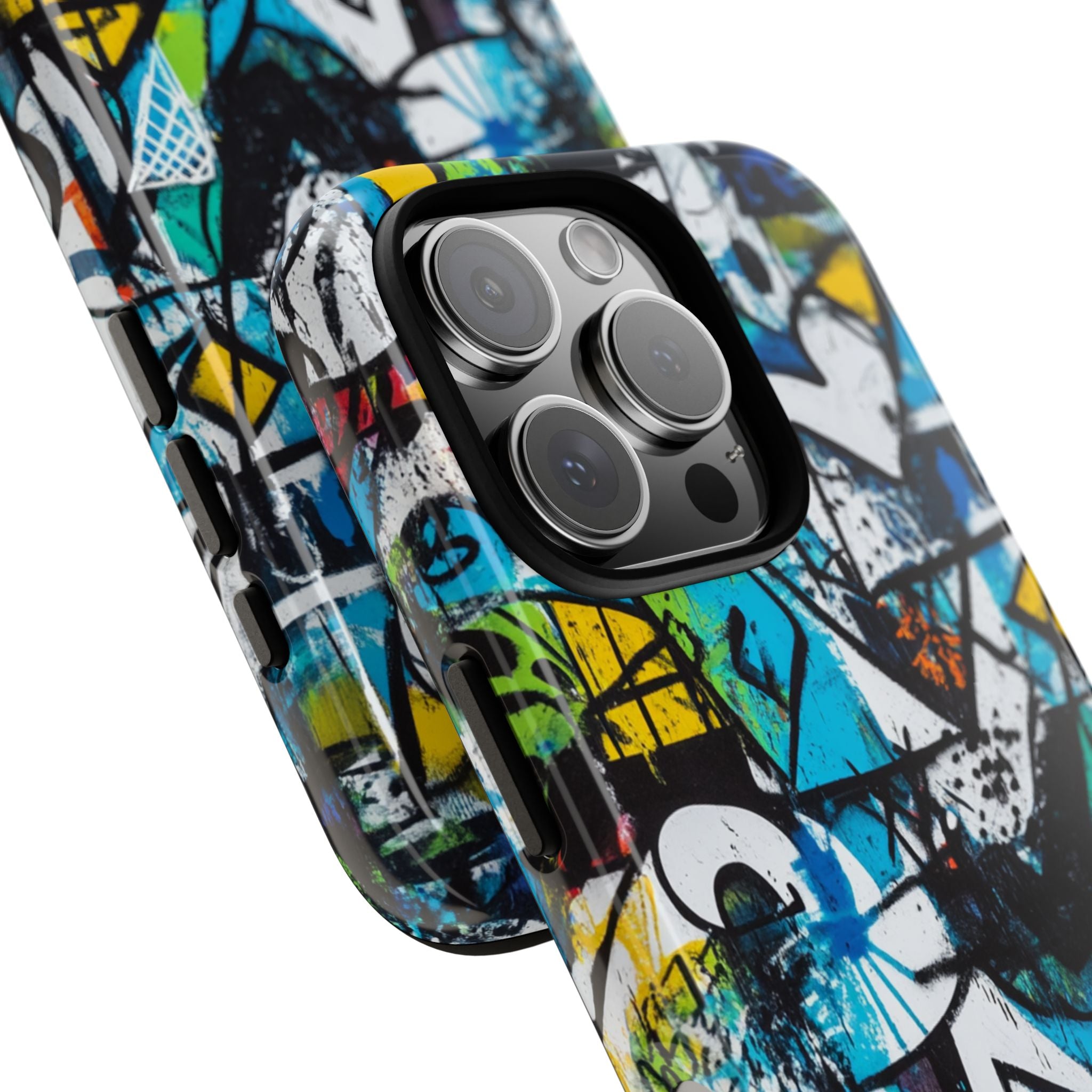 Jagged Spectrum iPhone 16 Pro Case - Tough