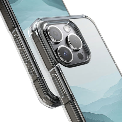 Teal Mist Mountains iPhone 15 Pro Case - Impact
