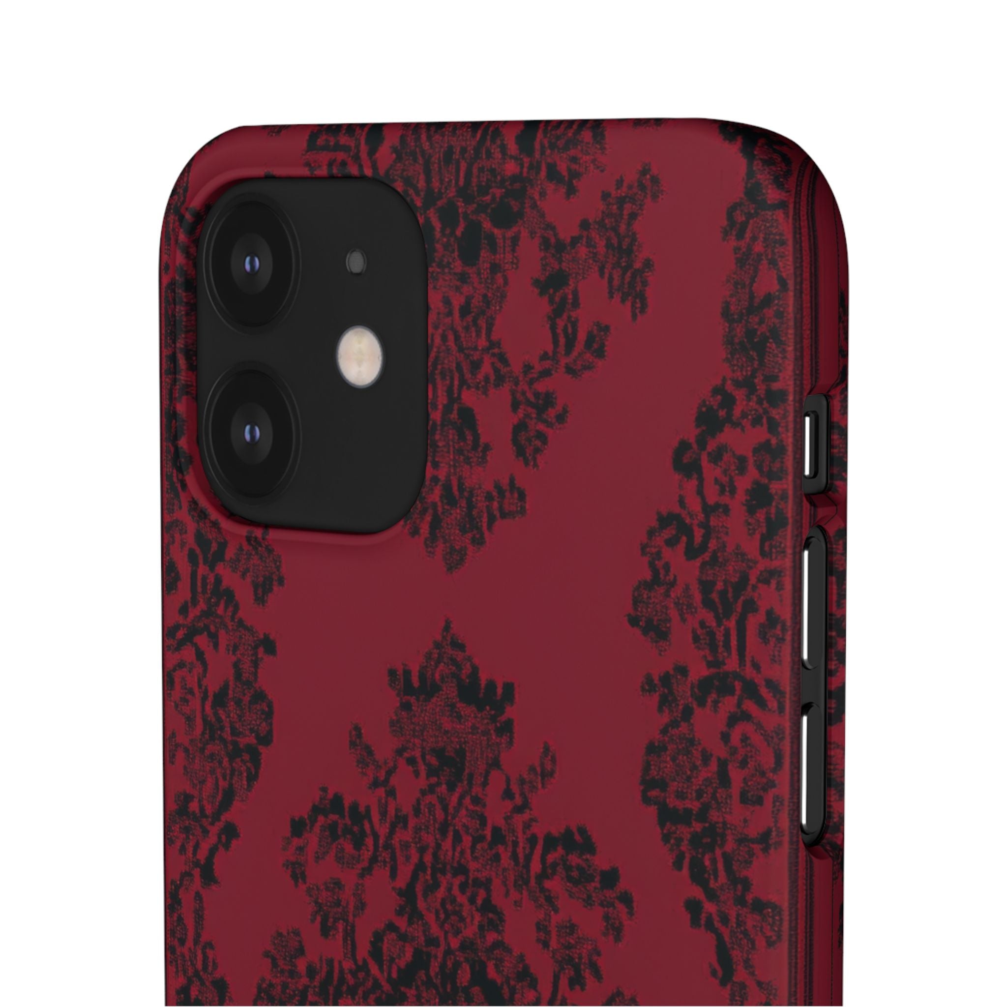 Gothic Crimson Elegance iPhone 12 - Schlanke Handyhülle