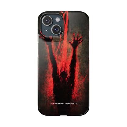 Gothic Crimson Ascension iPhone 15 - Slim Phone Case