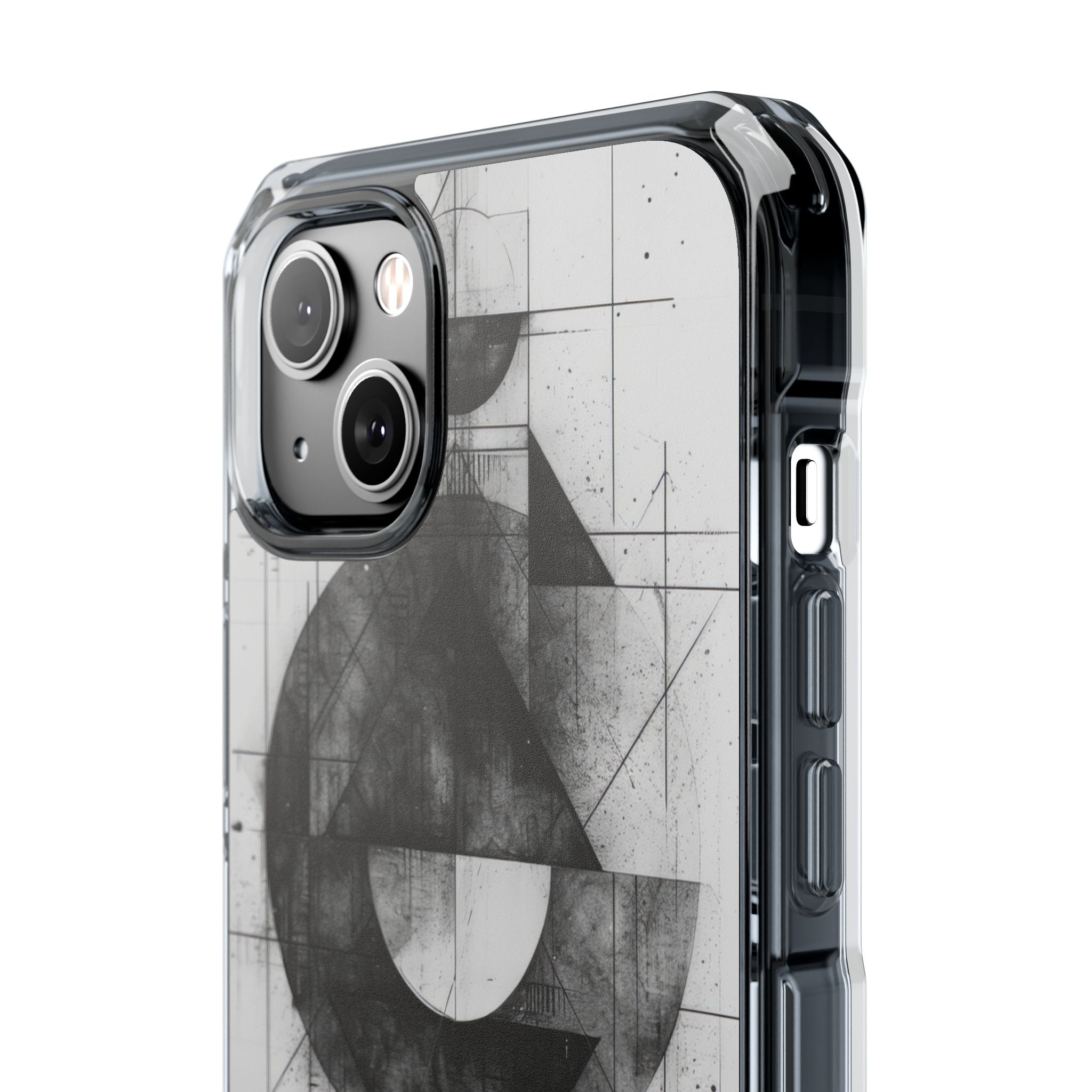 Monochrome Geometry - Phone Case for iPhone