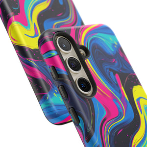 Pantone Neon Patterns | Phone Case for Samsung (Protective Case)